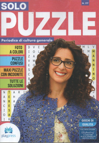 Solo puzzle - n. 177 - bimestrale -febbraio - marzo 2024