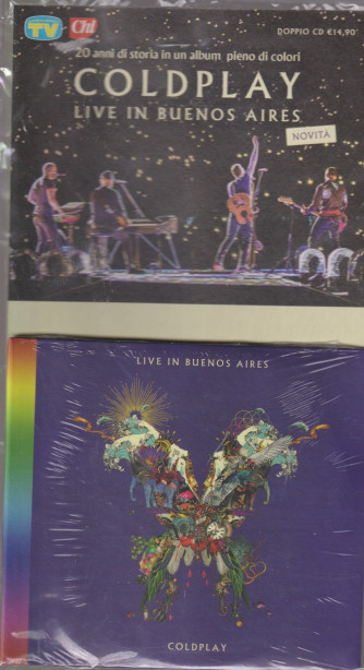 Cd Sorrisi speciale - doppio cd -  n. 7  - Coldplay - Live in Buenos Aires -  12 luglio    2024  - settimanale