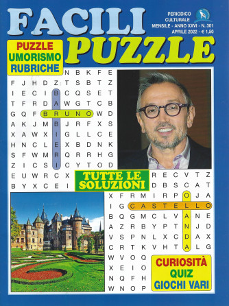 Facili puzzle - n. 301 - mensile  - aprile  2022