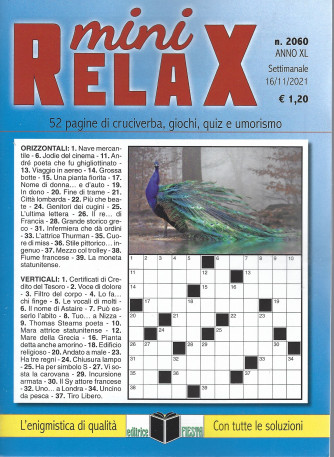 Mini Relax - n. 2060 - settimanale - 1611/2021