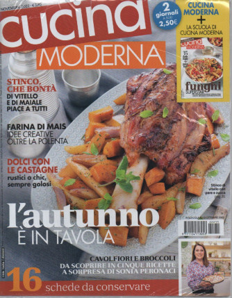 Cucina moderna + La scuola di cucina moderna - n. 11 - mensile - novembre 2022 - 2 riviste