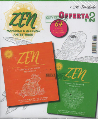 Offerta Zen Mandala - e Disegni Antistress - n. 2-trimestrale  - 2 riviste