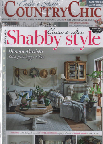 Shabby style + Country Chic  - n. 54 - bimestrale -luglio - agosto  2023  - 2 riviste