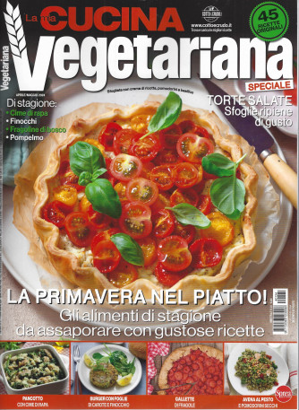 La mia cucina vegetariana - n. 124 - bimestrale -aprile - maggio  2024
