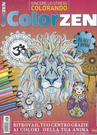 Vincere lo stress colorando - Colorzen - n. 1 - bimestrale - dicembre - gennaio 2021
