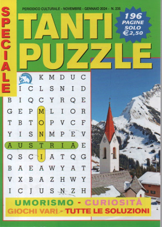 Speciale tanti puzzle - n. 235 - novembre - gennaio 2024 - 196 pagine