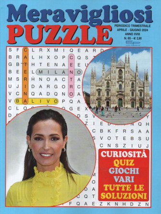Meravigliosi puzzle - n. 65 - trimestrale -aprile - giugno  2024