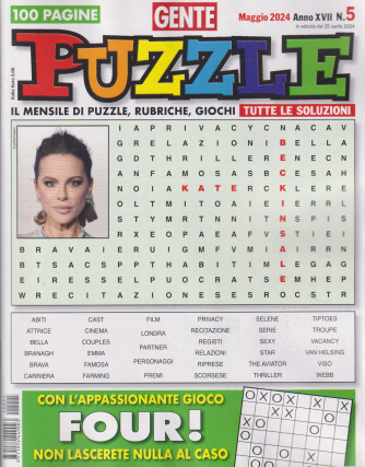 Gente puzzle - n. 5 - maggio  2024 - mensile - 100 pagine