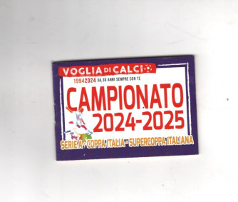 Voglia Di Calcio Portafoglio - mini calendario Campionato 2024-2025 cm. 10x7
