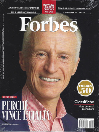 Forbes   - n.50  - dicembre 2021 - mensile -+ Forbes responsibility - 2 riviste