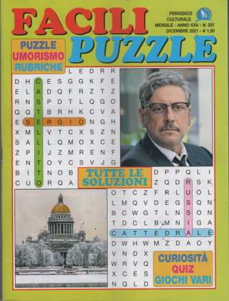 Facili puzzle - n. 297 - mensile  - dicembre   2021