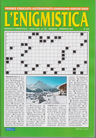 L'enigmistica - n. 125 - bimestrale - gennaio - febbraio 2021