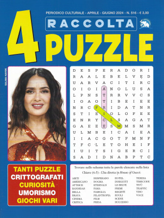Raccolta 4 puzzle - n. 516 - aprile - giugno 2024