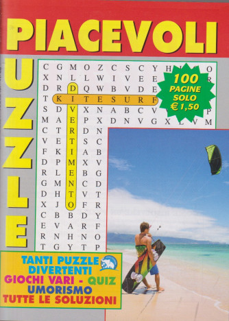 Piacevoli puzzle - n. 60 - bimestrale - agosto - settembre   2024 - 100 pagine