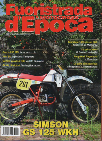 Fuoristrada & Motocross d'Epoca - n. 5 - bimestrale -settembre - ottobre   2023