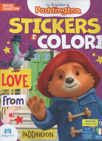 Le avventure di Paddington stickers e colori - n. 6 - gennaio - febbraio 2023 - bimestrale