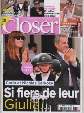 Closer - n. 994 - du 28 juin au 4 juillet  2024 - in lingua francese