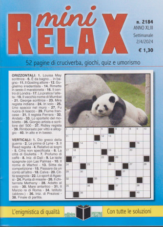 Mini Relax - n.2184 - settimanale - 2/4/2024