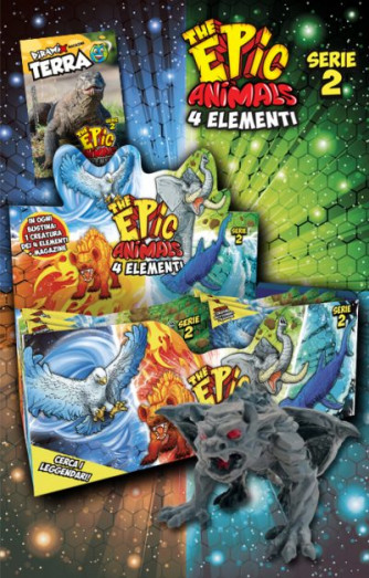 Bustina The Epic Animals 4 elementi Serie 2