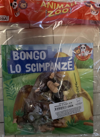 Gli animali del mio Zoo  - Bongo lo scimpanzè - n. 7 - copertina rigida