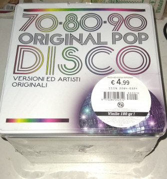 Saifam Music TIN BOX 70-80-90 Original Pop Disco (Cuboto metallo)