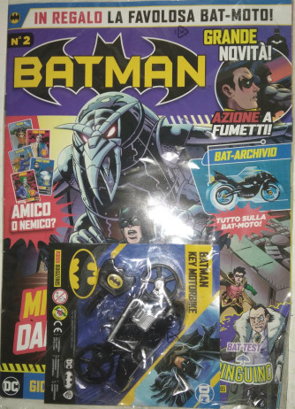 Batman Magazine - 7°Uscita - 18 marzo 2024-bimestrale -  in regalo Batmman Key Motorbike
