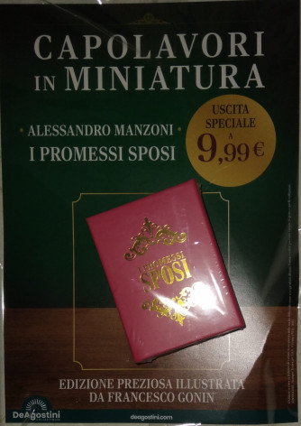 Capolavori in miniatura - n. 20 - I promessi sposi - Alessandro Manzoni - 09/03/2024 - quattordicinale