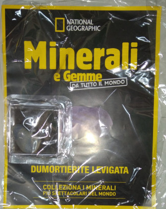 Minerali e Gemme da tutto il mondo - Dumortierite levigata - n. 74 - 22/06/2024