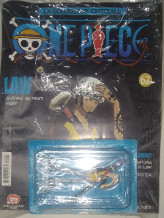 One Piece + poster - LAW Capitano ei pirati Heart - Uscita n. 67 - 30/07/2024