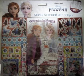 Disney Frozen II - Super sticker set 500 pezzi