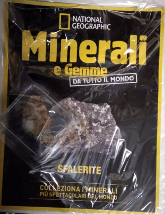 Minerali e Gemme da tutto il mondo - Sfalerite - n. 46 - settimanale - 10/12/2021