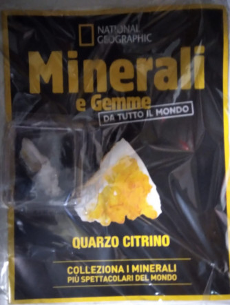 Minerali e Gemme da tutto il mondo - Quarzo Citrino - n. 47 - settimanale - 17/12/2021