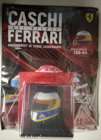 Caschi dei piloti Ferrari - Nona Uscita - Casco Michele Alboreto 156-65