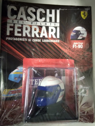 Caschi dei piloti Ferrari - Ottava Uscita - Casco Alan Prost F1-90