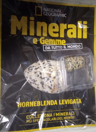Minerali e Gemme da tutto il mondo - Horneblenda levigata - n. 48