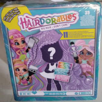 Hairdorables Bambole Stilose con Capelli Lucenti e Colorati, Serie 3, Modello Assortito