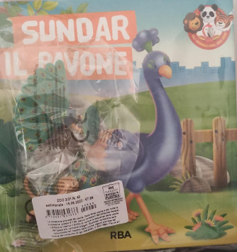 Gli animali del mio Zoo - sundar il pavone - n. 40 - copertina rigida