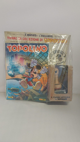 Topolino n. 3492 - settimanale - 26 ottobre 2022 + Timbro da collezione di Topolino - copertina rigida