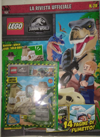 Lego Jurassic World - 36°Uscita - 2 ottobre  2023-bimestrale - rivista + gioco Lego