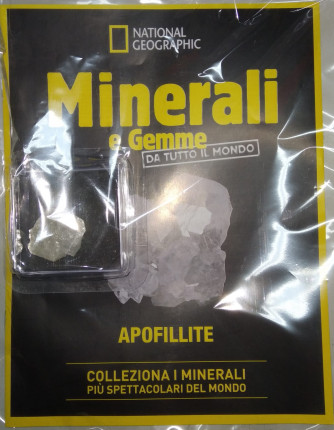 Minerali e Gemme da tutto il mondo -Apofillite -  n.49  - 30/12/2023
