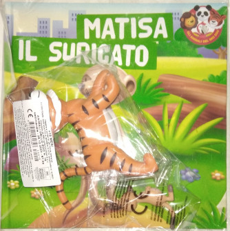 Animali dello zoo - n.15 - Matisa il Suricato - settimanale - 29/12/2023 - copertina rigida