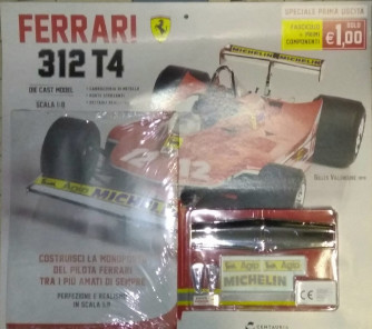 Costruisci Ferrari 312 T4 1° uscita: Ala anteriore, estremità destra e sinistra dell'ala anteriore, decal