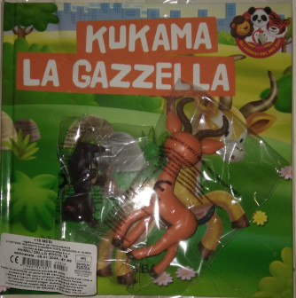 Animali dello zoo - n.16 - Kukama la Gazzella - settimanale - 22/12/2023 - copertina rigida