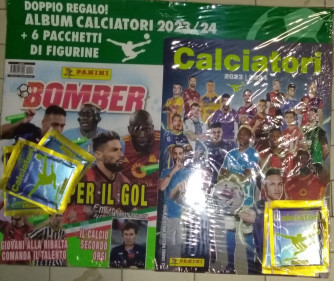 Bomber  -Serie A.  Grandi battaglie-  n. 51 - bimestrale -26 Gennaio 2024 + Album calciatori 2023/2024 +6 busteine figurine