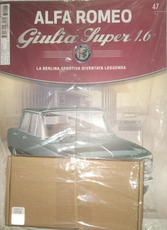 Costruisci La Leggendaria Alfa Romeo Giulia Super 1.6 - 47°Uscita - settimanale- 24/01/2024