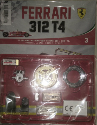Costruisci Ferrari 312 T4 3° uscita: Cerchio anteriore sinistro, pinza freno, presa d'aria raffreddamento freno