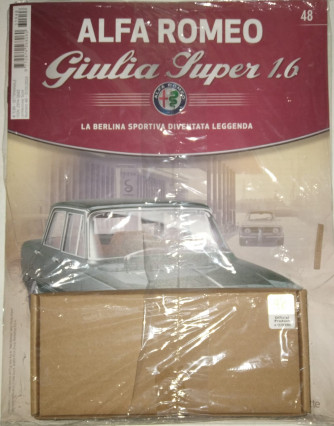 Costruisci La Leggendaria Alfa Romeo Giulia Super 1.6 - 48° Uscita - settimanale- 31/01/2024