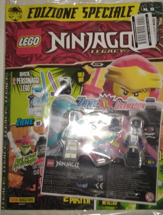 LEGO Ninjago Legacy  - n. 57 - bimestrale - 10 febbraio 2024 - edizione speciale da collezione - rivista + 2 personaggi Lego