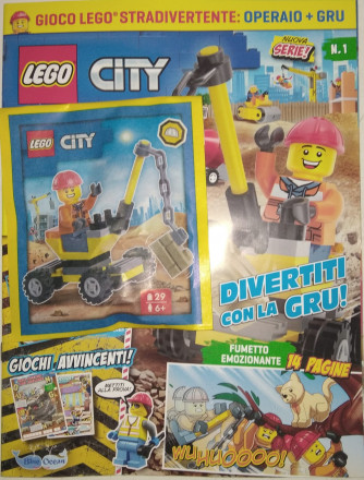 LEGO CITY bimestrale "nuova serie"  n. 1 Marzo - Aprile 2024 + Gadget