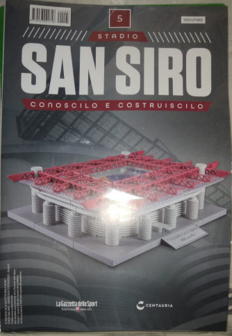 Costruisci Stadio San Siro - 5° uscita - Elemento base laterali, copertura panchine